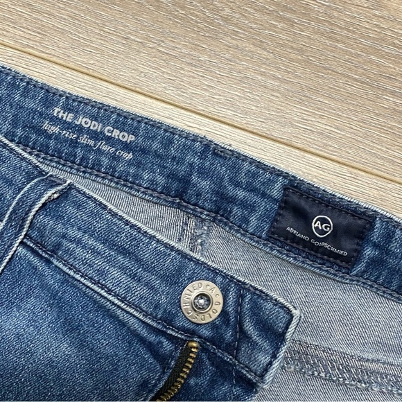 AG Adriano Goldschmied Jeans Womens 28R (28x26.5) Jodi Crop High Rise Slim Flare - Picture 7 of 14